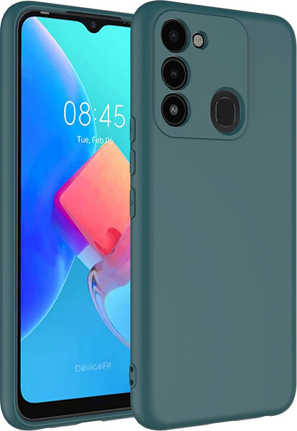 Tecno Spark 8c Kılıf Mnc Mara Laaakan Kapak-Koyu Yeşil