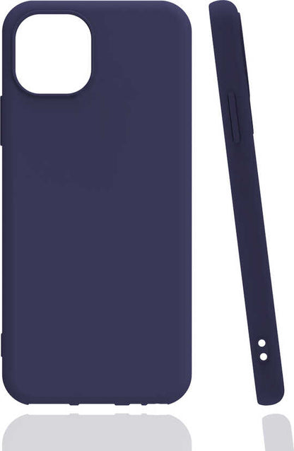 iPhone 13 Kılıf Mnc Biye Silikon-Lacivert