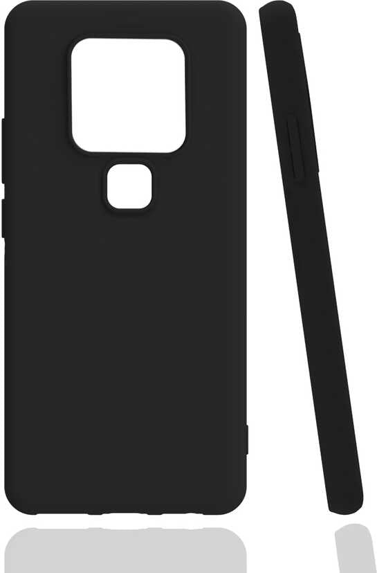 Tecno Camon 16 Kılıf Mnc Biye Silikon-Siyah