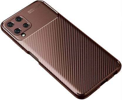 Galaxy M32 Kılıf Mnc Negro Silikon Kapak-Kahverengi