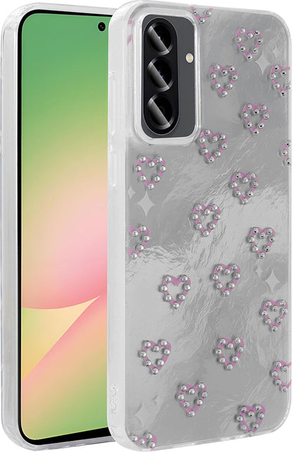 Galaxy A36 Kılıf Kamera Korumalı Figürlü Mnc Ponti Silikon Kapak - Beyaz