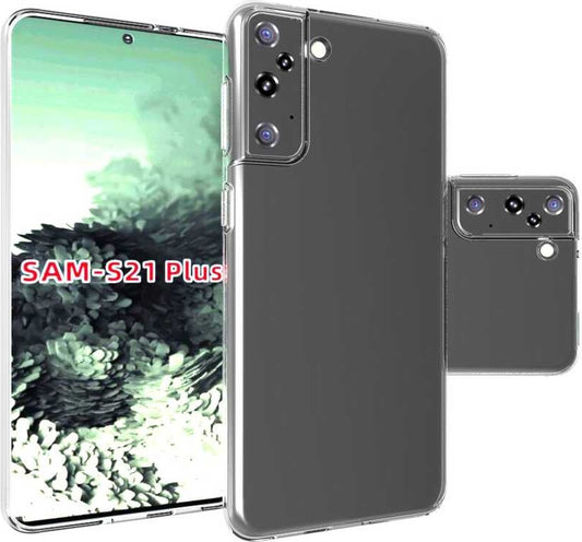 Galaxy S21 Plus Kılıf Mnc Süper Silikon Kapak-Renksiz