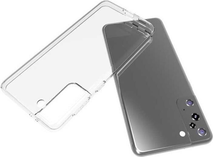 Galaxy S21 Plus Kılıf Mnc Süper Silikon Kapak-Renksiz