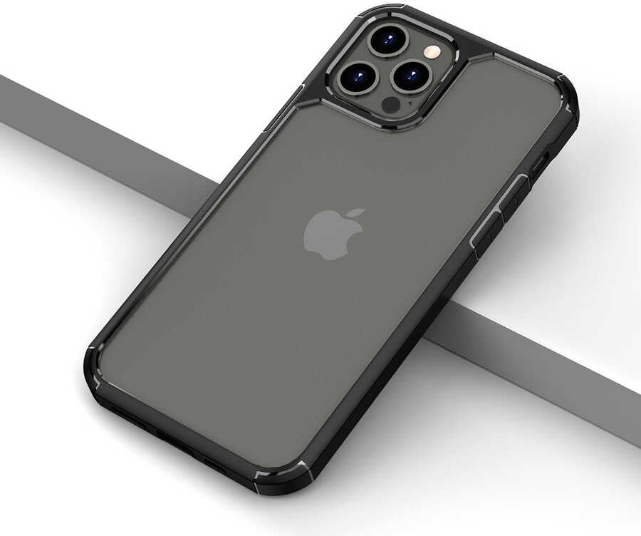 iPhone 12 Pro Kılıf Mnc Roll Kapak-Siyah