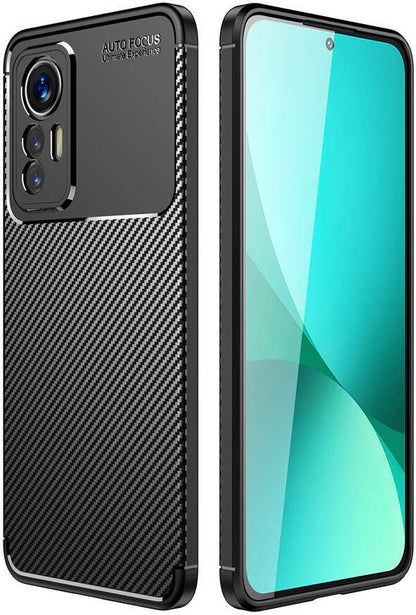 Xiaomi Xiaomi 12 Lite Kılıf Mnc Negro Silikon Kapak-Siyah