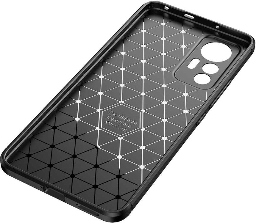 Xiaomi Xiaomi 12 Lite Kılıf Mnc Negro Silikon Kapak-Siyah