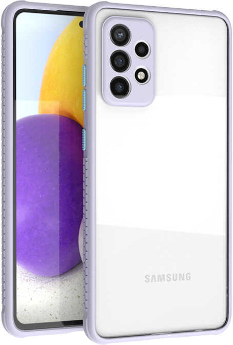 Galaxy A72 Kılıf mnc Kaff Kapak-Mor