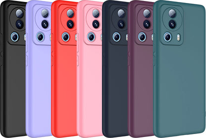 Xiaomi Mi 13 Lite Kılıf Mnc Mara Laaakan Kapak-Koyu Mor