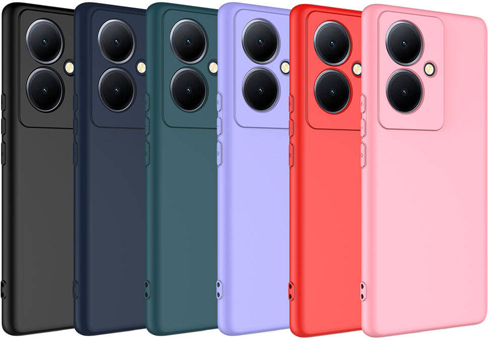 Vivo V29 Lite 5g Kılıf Mnc Mara Laaakan Kapak-Koyu Mor