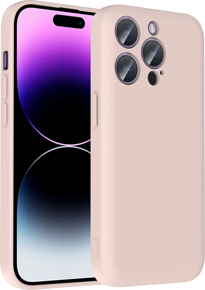 iPhone 14 Pro Max Kılıf Kamera Korumalı Kartlık Hazneli Mnc Vitra Kapak - Gri