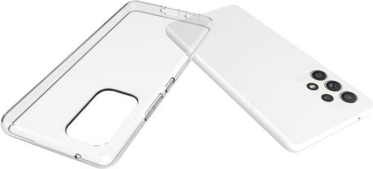 Galaxy A73 Kılıf Mnc Süper Silikon Kapak-Renksiz