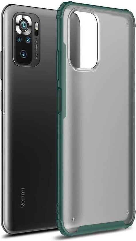 Xiaomi Redmi Note 10S Kılıf Mnc Volks Kapak-Koyu Yeşil