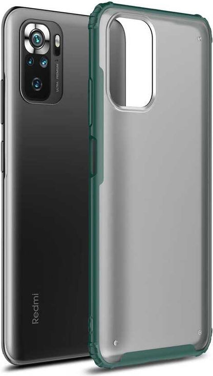 Xiaomi Redmi Note 10S Kılıf Mnc Volks Kapak-Koyu Yeşil