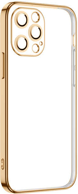 iPhone 12 Pro Uyumlu Mnc Krep Kapak-Gold