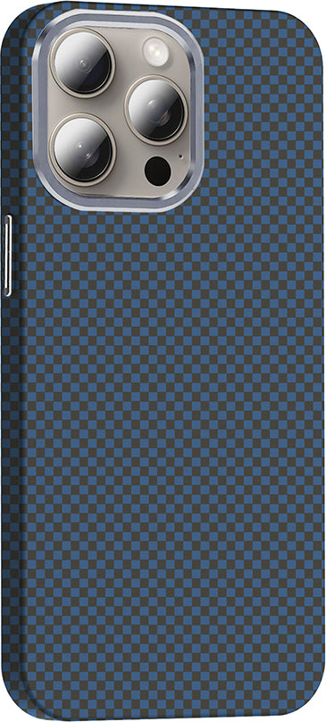 iPhone 15 Pro Kılıf Magsafe Şarj Özellikli Karbon Fiber Görünümlü Mnc Gros Kapak - Gold-Siyah