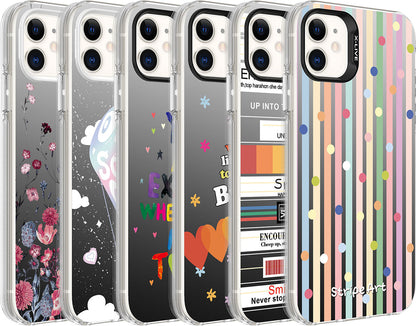 Apple iPhone 11 Kılıf Desenli Mnc Silver Sert Kapak-Mottolar