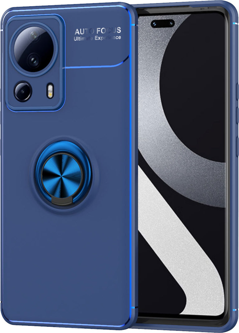 Xiaomi Mi 13 Lite Kılıf Mnc Ravel Silikon Kapak-Mavi