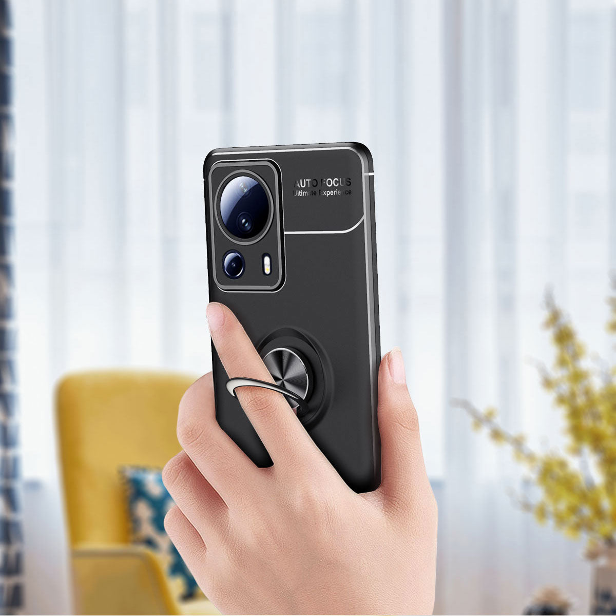 Xiaomi Mi 13 Lite Kılıf Mnc Ravel Silikon Kapak-Mavi