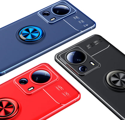 Xiaomi Mi 13 Lite Kılıf Mnc Ravel Silikon Kapak-Mavi