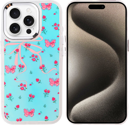 iPhone 15 Pro Kılıf Airbag Tasarımlı Mnc Hadra Kapak - Kelebek