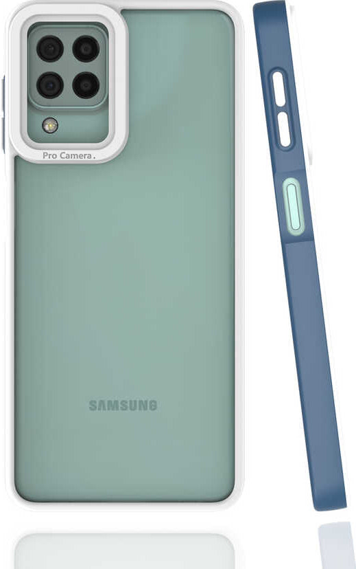 Galaxy M22 Kılıf Mnc Mima Kapak-Lacivert