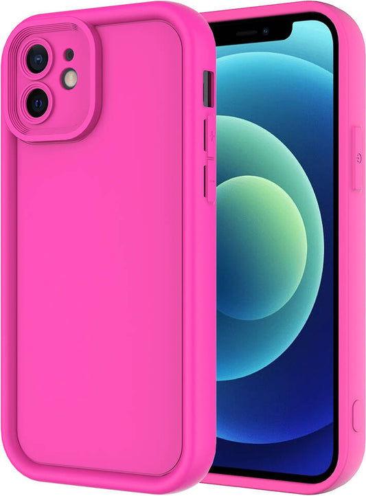 Apple iPhone 11 Kılıf Kamera Korumalı Mnc Ananas Kapak-Pembe Koyu