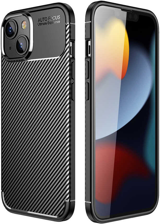 iPhone 14 Kılıf Mnc Negro Silikon Kapak-Siyah