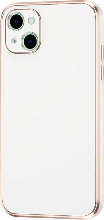 iPhone 13 Kılıf Mnc Bark Kapak-Beyaz