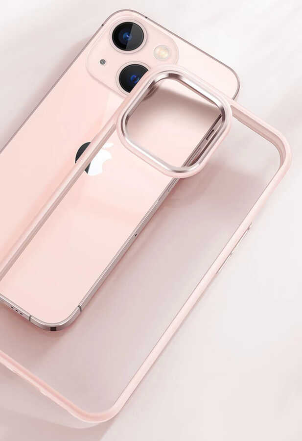 iPhone 11 Kılıf Mnc Krom Kapak-Lavendery Gray