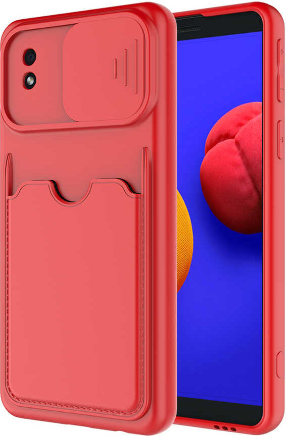 Galaxy A01 Core Kılıf mnc Kartix Kapak-Kırmızı