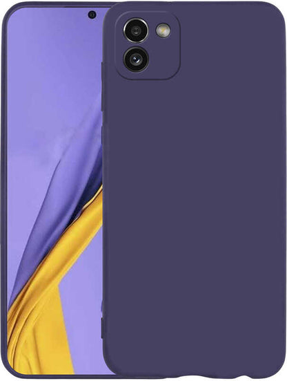Galaxy A03 Kılıf Mnc Premier Silikon Kapak-Lacivert