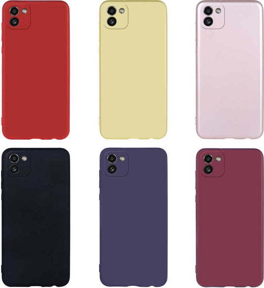 Galaxy A03 Kılıf Mnc Premier Silikon Kapak-Lacivert