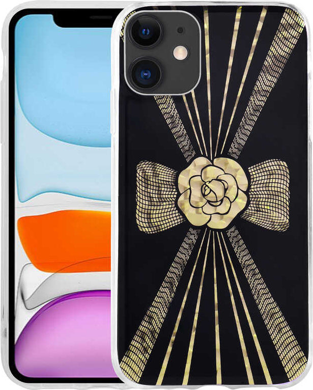 iPhone 11 Uyumlu Desenli Sert Mnc Elnov Kapak-No3
