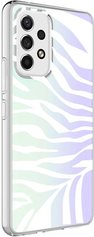 Galaxy A33 5g Kılıf Mnc M-Blue Desenli Kapak-Zebra No1