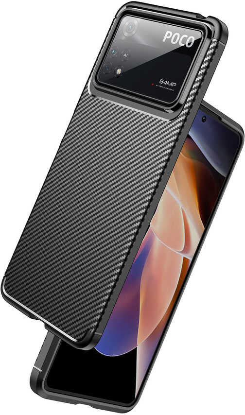 Xiaomi Poco X4 Pro 5g Kılıf Mnc Negro Silikon Kapak-Lacivert