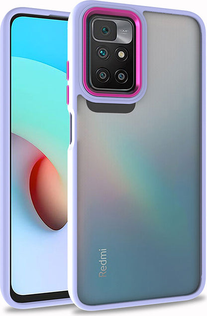 Xiaomi Redmi Note 11T 5g Kılıf Mnc Flora Kapak-Lila