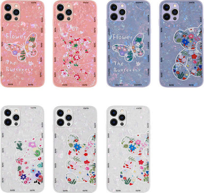 iPhone 13 Pro Kılıf Desenli Sert Silikon Mnc Mumila Kapak-White Cat