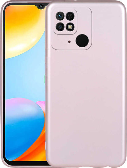 Xiaomi Redmi 10C Kılıf Mnc Premier Silikon Kapak-Rose Gold