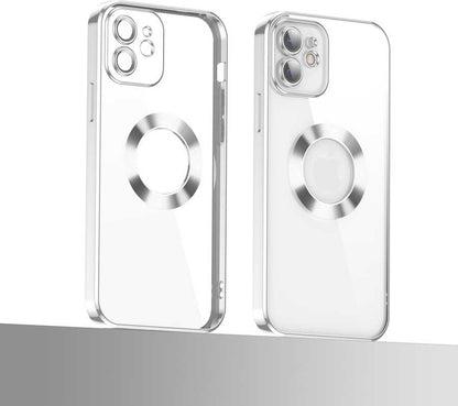 iPhone 11 Kılıf Kamera Korumalı Logo Gösteren Mnc Omega Kapak-Derin Mor