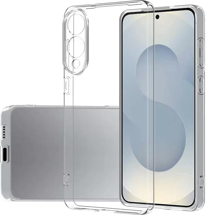 Galaxy S25 Edge Kılıf Mnc Süper Silikon Kapak - Şeffaf