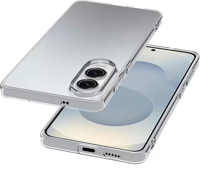 Galaxy S25 Edge Kılıf Mnc Süper Silikon Kapak - Şeffaf