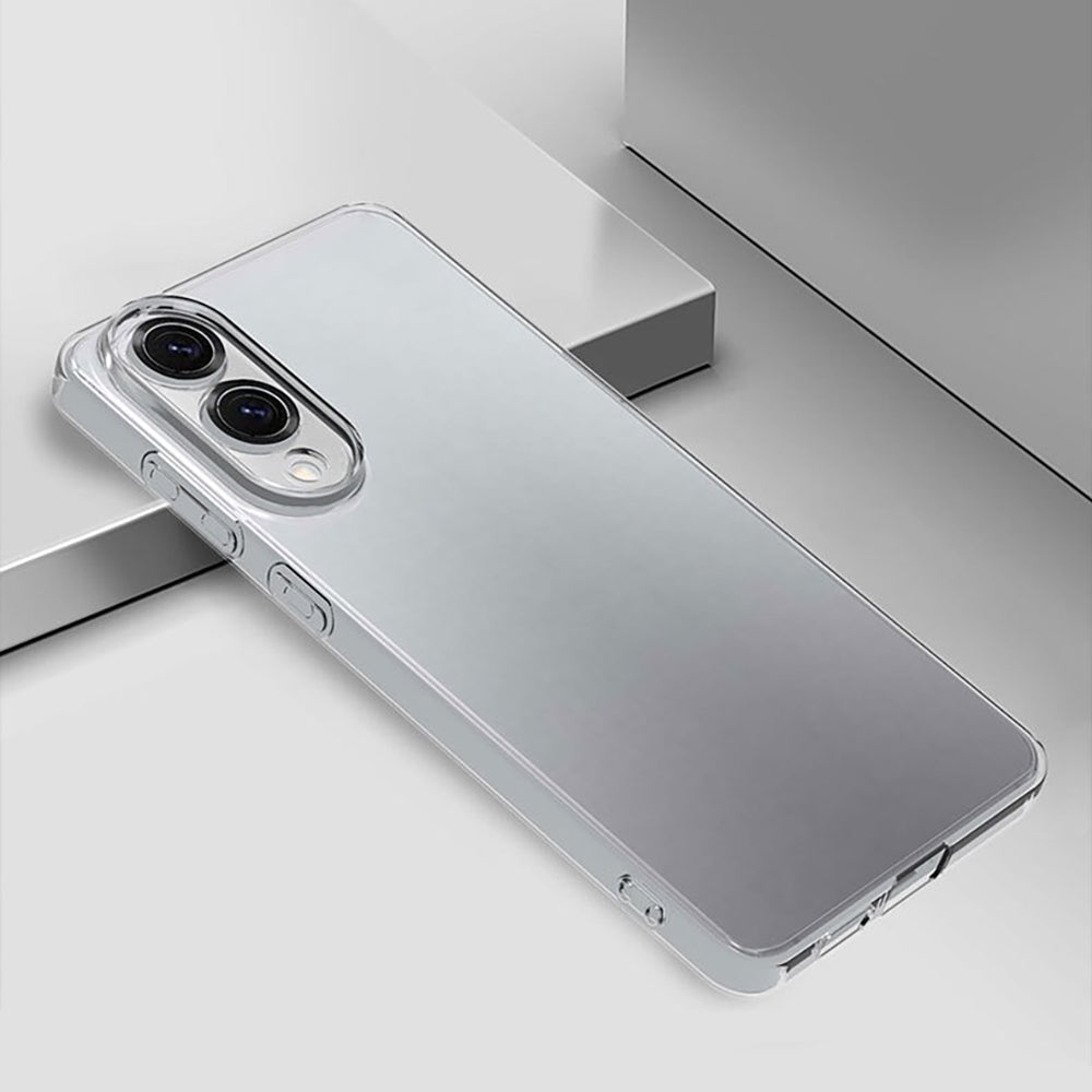 Galaxy S25 Edge Kılıf Mnc Süper Silikon Kapak - Şeffaf
