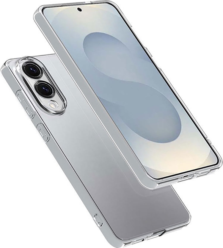 Galaxy S25 Edge Kılıf Mnc Süper Silikon Kapak - Şeffaf