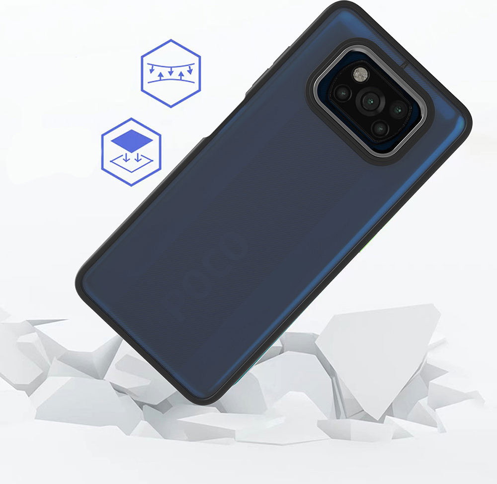 Xiaomi Poco X3 Kılıf Mnc Flora Kapak-Kırmızı