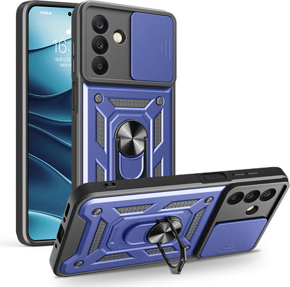 Galaxy A26 Kılıf Magnetik Standlı Kamera Korumalı Mnc Sürgülü Vega Kapak -115436