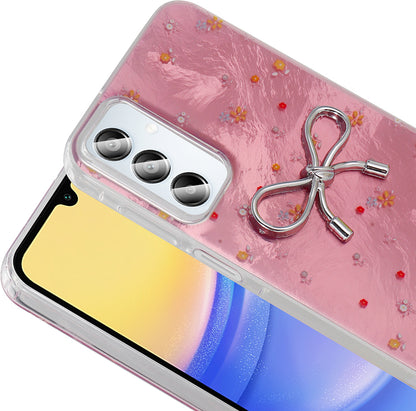 Galaxy A15 Kılıf Kamera Korumalı Figürlü Mnc Ponti Silikon Kapak - Açık Pembe