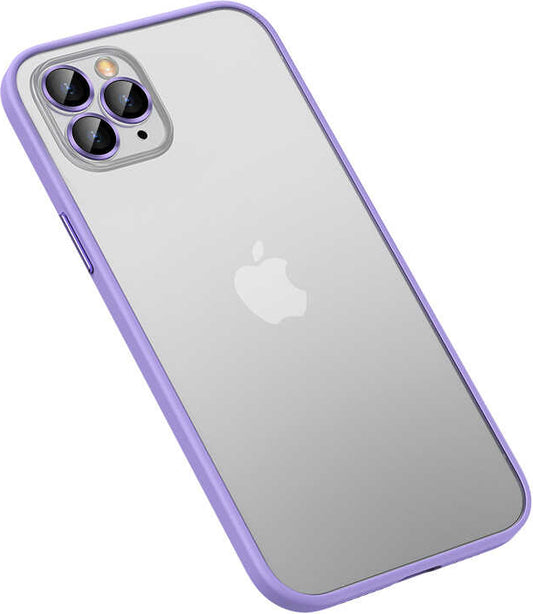 iPhone 12 Pro Uyumlu Mnc Retro Kapak-Lila