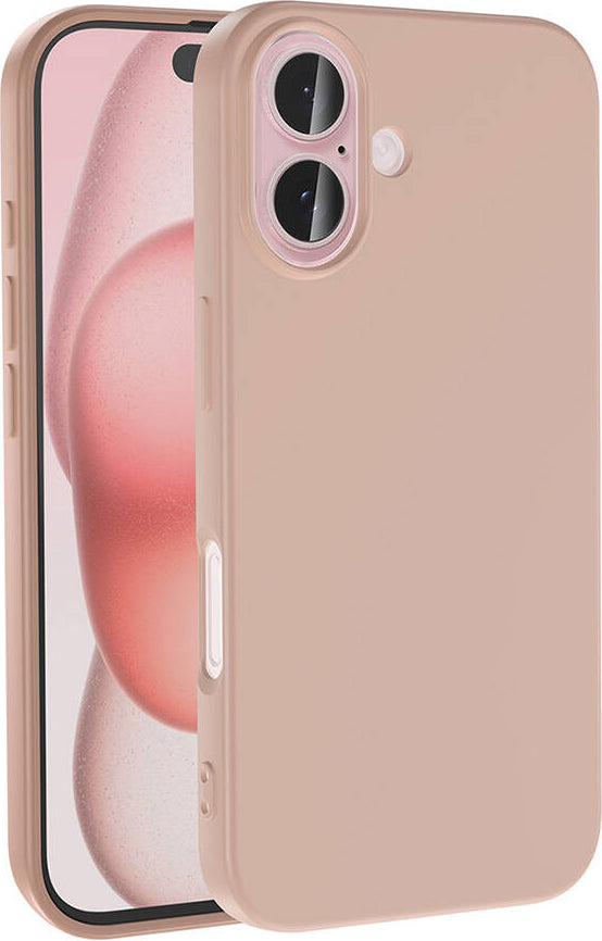 Apple iPhone 16 Kılıf Mnc Lsr Laaakan Kapak-Gold