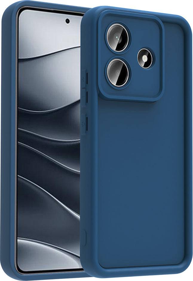 Redmi Note 14 Kılıf Kamera Korumalı Mnc Ananas Kapak - Siyah