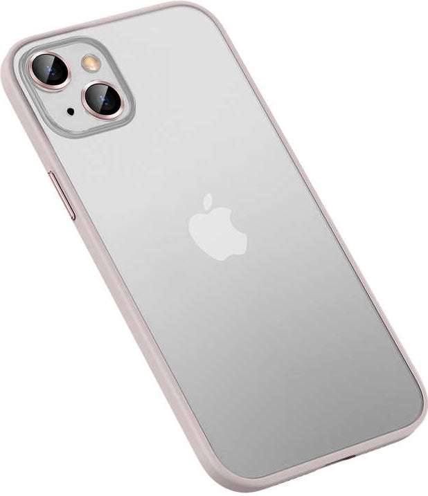 iPhone 13 Uyumlu Mnc Retro Kapak-Rose Gold